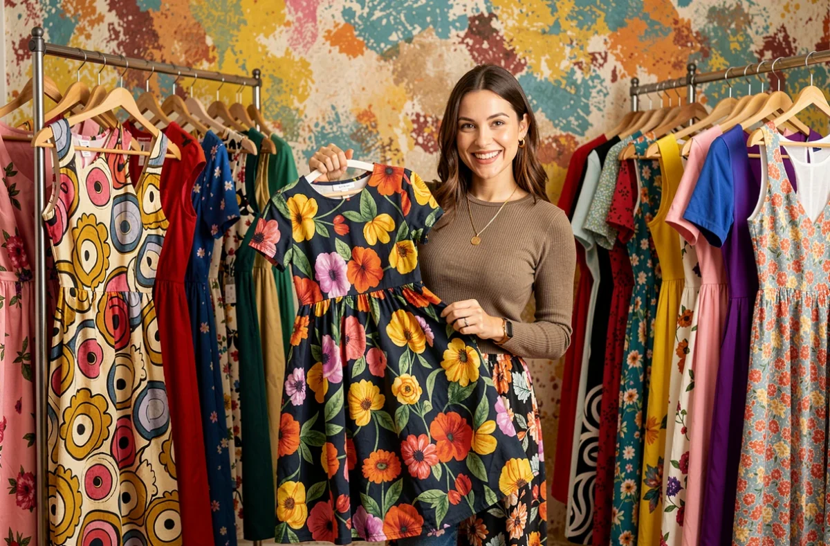 Robes originales et créations uniques exposées chez Atypic Boutic