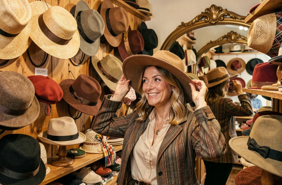 Sélection de chapeaux et accessoires dans la boutique Avec un Chapeau à Bourg-en-Bresse